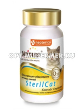 Витамины д/кошек стерилиз. Unitabs (Юнитабс) SterilCat профилактика МКБ с Q10 200таб. 1/12