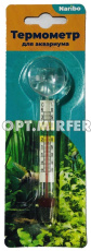 Термометр д/аквариума Naribo стеклянный на присоске12см 2/2