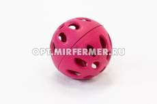Игрушка пластик Мяч 3,5см цвет в ассорт. 1/100