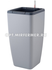 Мюнхен кашпо со вставкой, 20л, d24 h52,4см, с АВТОПОЛИВОМ, утренний туман