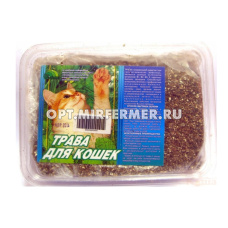 Трава д/кошек в малом контейнере 40г Вестерн 5/50 