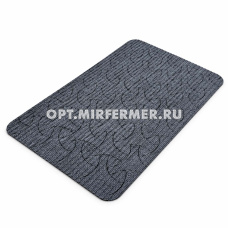 Коврик придверный влаговпитывающий LK11 50*80см серый 1/20