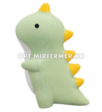 Игрушка латекс Динозавр 12*7*4,7см с пищалкой арт.2026-0938 1/1/ЧД