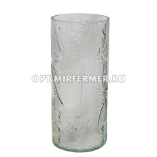 Ваза Марта-1, стекло, прозрачная, высота h=35см, диаметр d=17см, объём v=7л