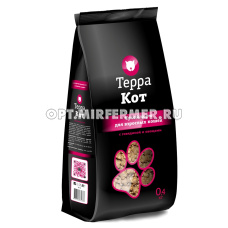 Корм д/кошек сух Терра Кот с говядиной и овощами 400г 