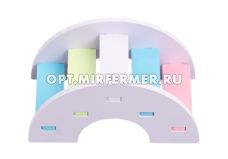Игрушка д/грызунов Мостик игровой 12*6,5*6см арт.2025-3688 1/1/ЧД