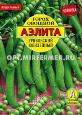 Горох Грибовский Юбилейный овощной 25г лущильный Ср (Аэлита) Б/ф