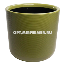 ЛИОН кашпо со вставкой, 16,6л, d30, h30см, папоротник