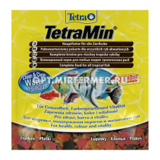 Корм д/рыб TetraMin (ТЕТРА) Flakes 12г (пакет, хлопья)/25