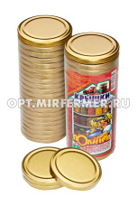 Крышка твист офф III-82 Полинка золото 20/240/26880