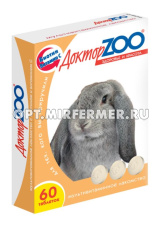 Мультивит. лакомства д/кроликов 60таб(ш/б=6шт)/ДОКТОР ZOO 