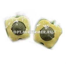 Игрушка пластик Яблоко 6*5*2,5см с мятой (лизунец)