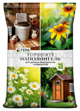 Средство д/дач.туалетов и компостов 25л торфяной наполнитель 2/140 Гера