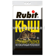 Репеллент 80г Рубит Кыш от крыс и мышей 5/50 Рости