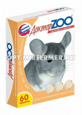 Мультивит. лакомства д/шиншилл 60таб(ш/б=6шт)/ДОКТОР ZOO