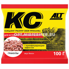 Гранулы 100г К_с от домовых мышей вкус бекон 10/50 Родемос