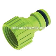 Адаптер с внутр.резьб д/шланга 1/2" +кран /5/240 Listok