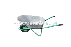 Тачка садовая/строительная однокол.об.100л/Рк:4,00-8 пневмо