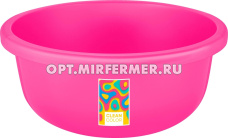 Таз  4л круг.в ассорт. /5 ПлР