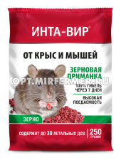 Зерно 250г Интавир от крыс и мышей 5/15 Фаско Зерно 250г Интавир от крыс и мышей 5/15 Фаско