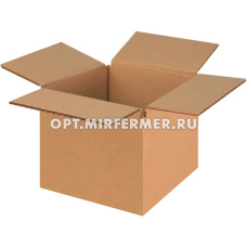 Картонная коробка 112*112*100мм, Т-22 бурый