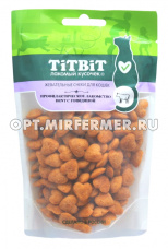 Лакомства д/кошек Dent (жеват. снек) с говядиной 40г Тит Бит 1/25