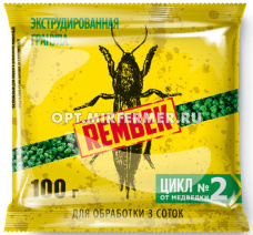от медведки 100г Рембэк экструдированная гранула 10/50/2400 В 