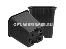 Горшок для рассады V-0,4л. 9*9*8 квадр/формованный/80/1120 А.К.