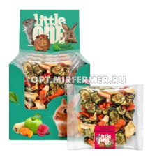 Лакомства д/грызунов Садовое угощение 30г пакет Little One (Литтл Ван) 1/6