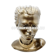 Кашпо Наоми, L23, W22, H29,5см, бронза
