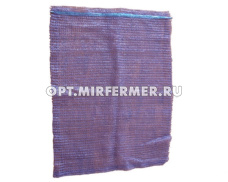 Сетка-мешок 45*75 см с завязками фиолетов. УП 100шт