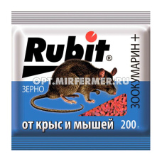 Зерно 200г Зоокумарин+ Рубит 10/30 Рости