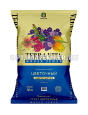 Грунт для цветов 50л Живая Земля 3/45 Норд Палп