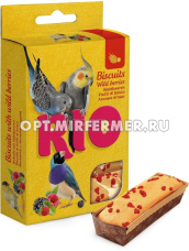 Лакомства д/птиц бисквиты с лесными ягодами 5*7г RIO (РИО) 2/8
