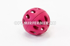 Игрушка пластик Мяч 3,5см цвет в ассорт. 1/100