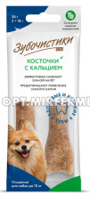 Зубочистики д/собак мел.пород со вкусом мор. водорослей 2*18г Деревенские лакомства 2/24 