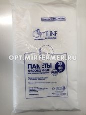 Пакет фасовочный 25*40см евроблок 1000шт/10000 ПНД OPTILAINE