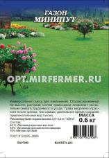 Газон  0,6кг Минипут (медленнорастущий) (Гавриш) 1/15