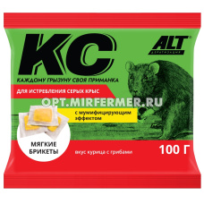 Тесто брикет 100г К_с вкус курица с грибами с мумифиц. эффектом 10/50 Родемос