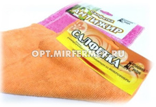 Салфетки влаговпитывающие из микрофибры 30*30/ 6/100 ДС