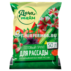 Грунт для рассады 50л Дача тайм 3/57 