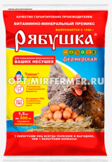 Премикс д/сх.птиц 1,5кг Рябушка Фермерская 1/7/КП
