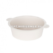 Миска пластик 3л св. бежевая ALTA 1/23