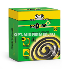 Спирали от комаров Надзор б/запаха (10шт в уп) 5/60 АДМ