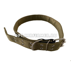 Ошейник брезентовый 45мм 2-х слойный д/коров ш.45мм, дл.140см, об.ш.88-132см/ОБр-45-Бр-140 1/1