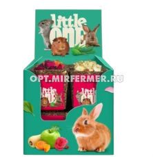 Лакомства д/морских свин,крол. и шиншилл Дентал стик 45г Little One (Литтл Ван) 1/6