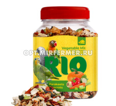Лакомства д/попугаев средних и крупных Овощная смесь 150г RIO (РИО) 1/6