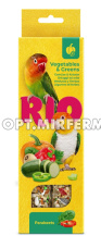 Лакомства д/попугаев средних палочки с овощами и зеленью и 2*75г RIO (РИО) 2/8