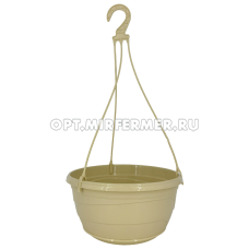 Венеция подвесная с поддоном+усы, 6л, d28,5см, крем