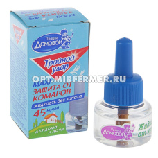 Жидкость от комаров (45 ночей) Домовой Прошка Тройной удар 5/50 ДК
